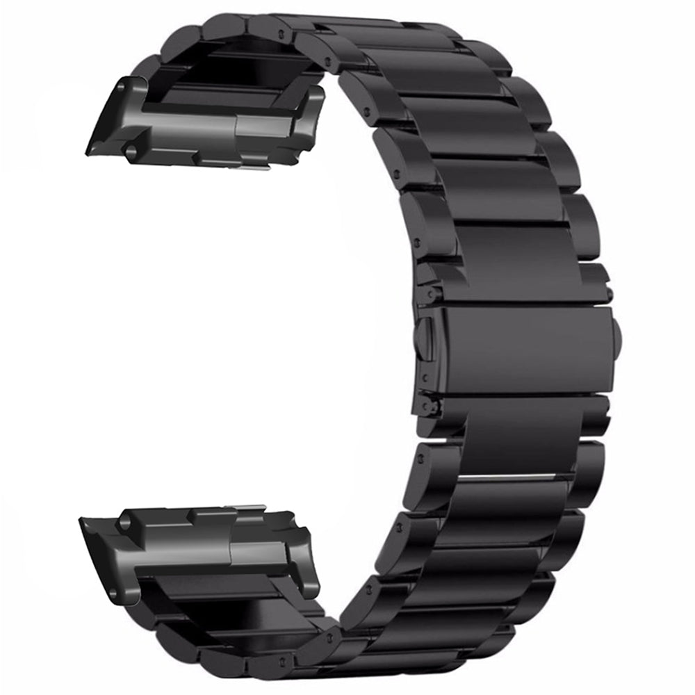 For Huawei Watch D High Hardness Stainless Steel Watch Strap Band with Buckle - Black For Huawei Watch D High Hardness Stainless Steel Watch Strap Band with Buckle - Black